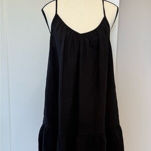 Black Swim Coverup/Dress